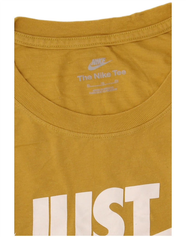 Camiseta Nike Hombre Graphic Top XL Amarillo