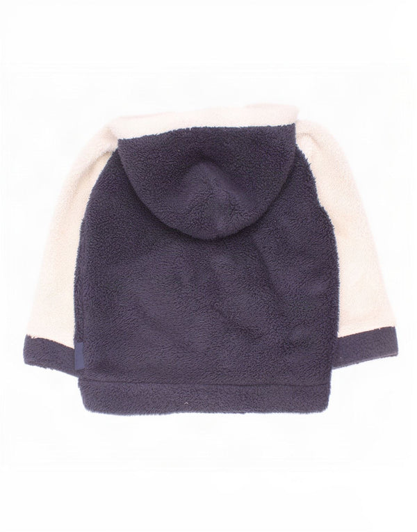 Champion Chaqueta polar con capucha para bebé niño 18-24 meses Azul marino Colorblock