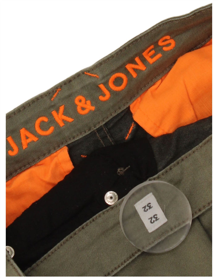 Jack & Jones Mens Slim Cargo Pantalones W32 L28 Caqui