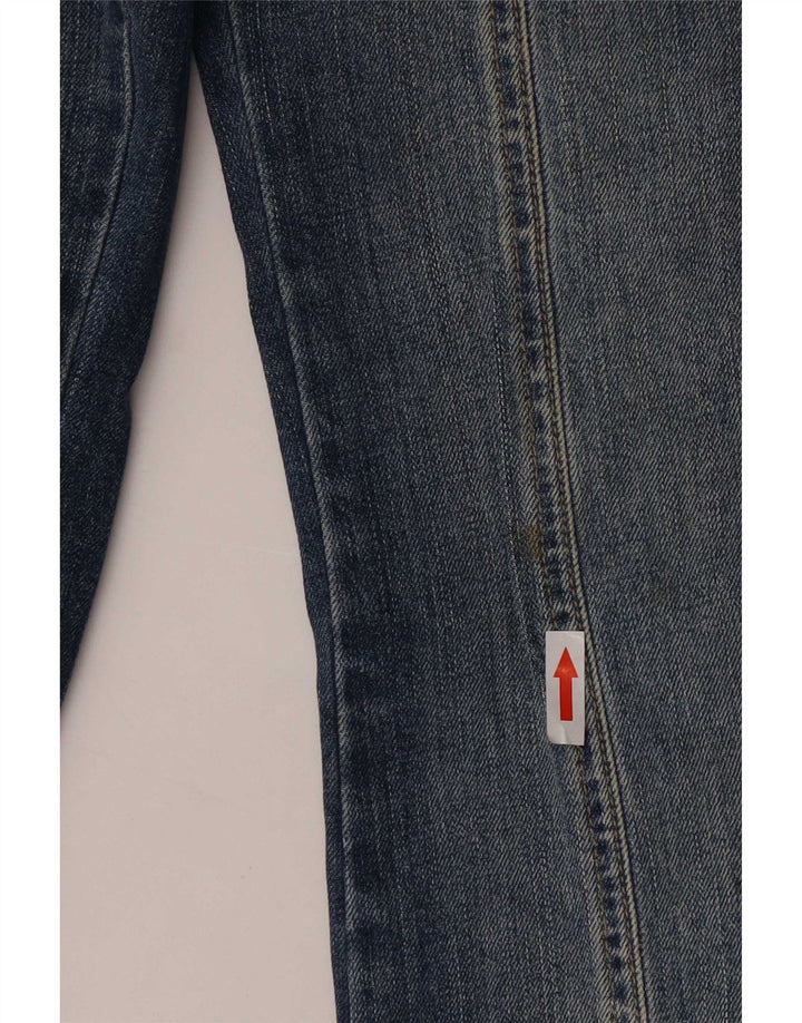 Vintage Mujer Bootcut Jeans W28 L31 Azul Marino
