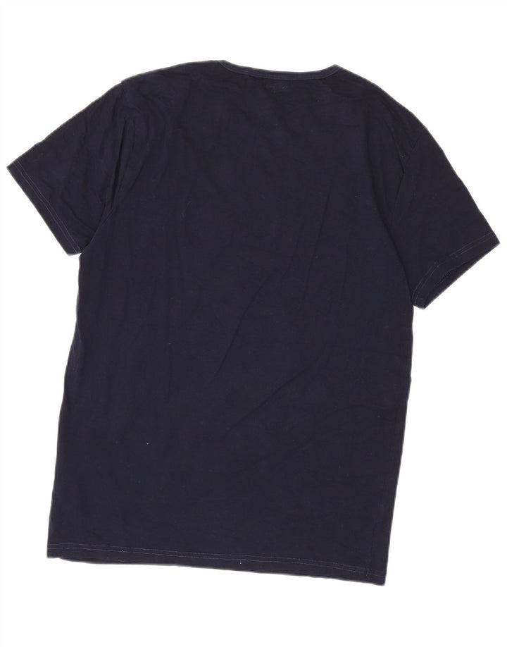 Paul Smith - Camiseta para hombre, talla grande, algodón azul marino