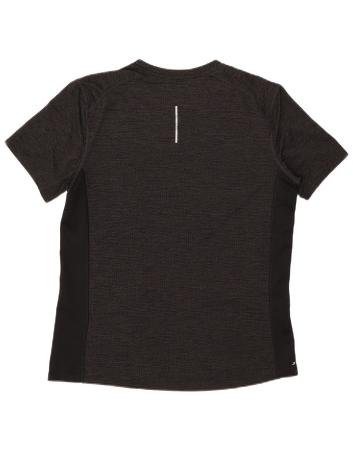 Camiseta Nike Dri Fit para hombre Top medio color caqui Poliéster
