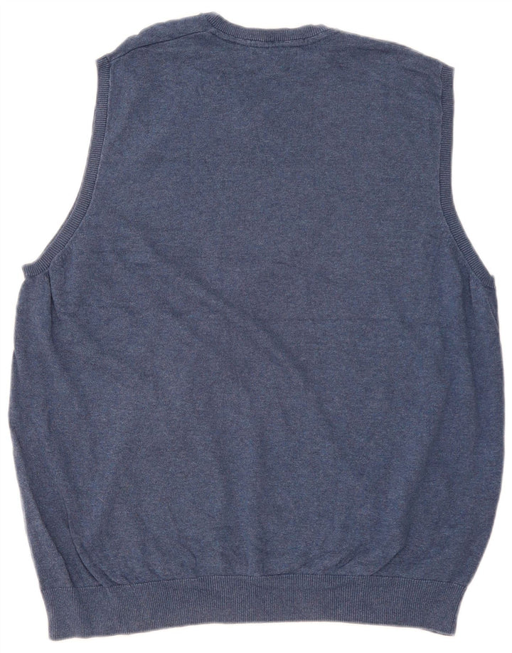Marks & Spencer - Camiseta sin mangas para hombre, talla 2XL, algodón azul marino