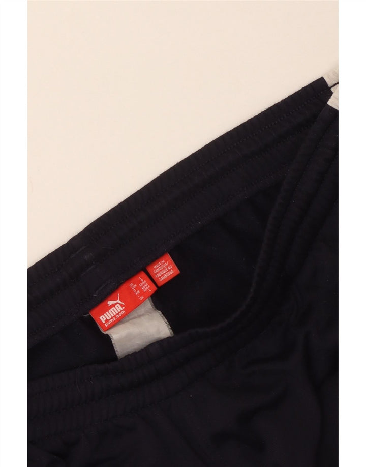 Puma Pantalones De Chándal Para Hombre Large Azul Marino Colorblock