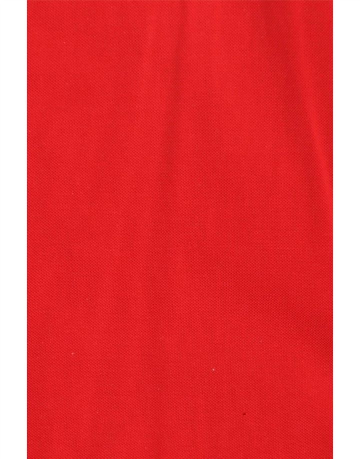 Polo Lacoste para hombre talla 7 2XL algodón rojo
