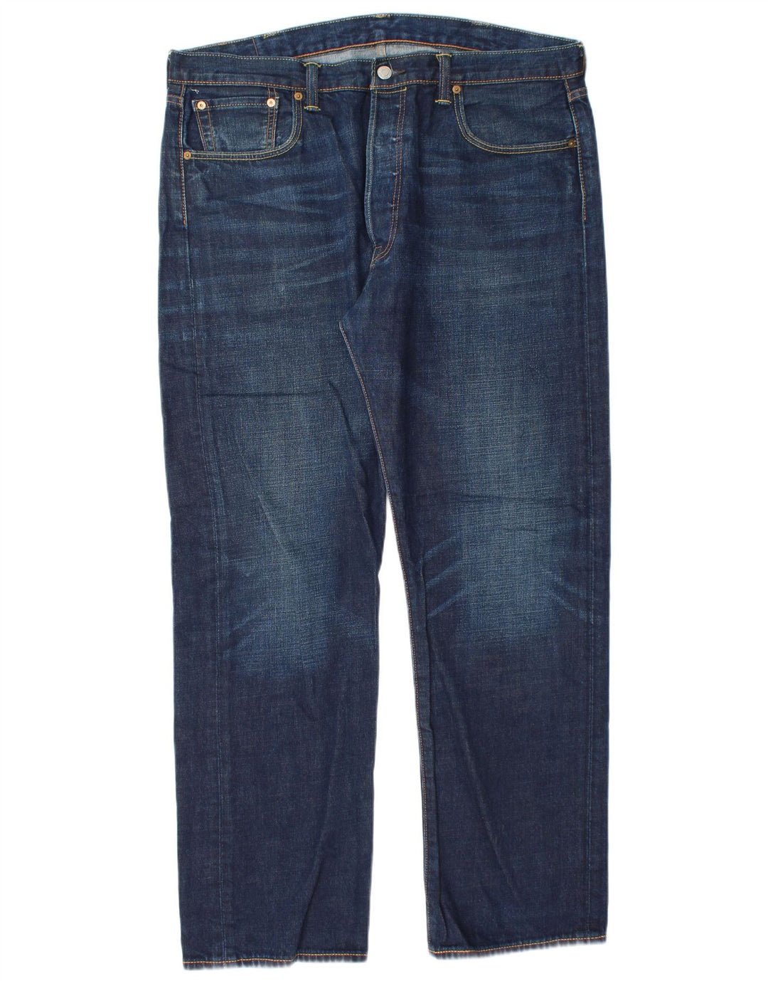LEVI'S Jeans rectos 501 para hombre W38 L32 Algodón azul