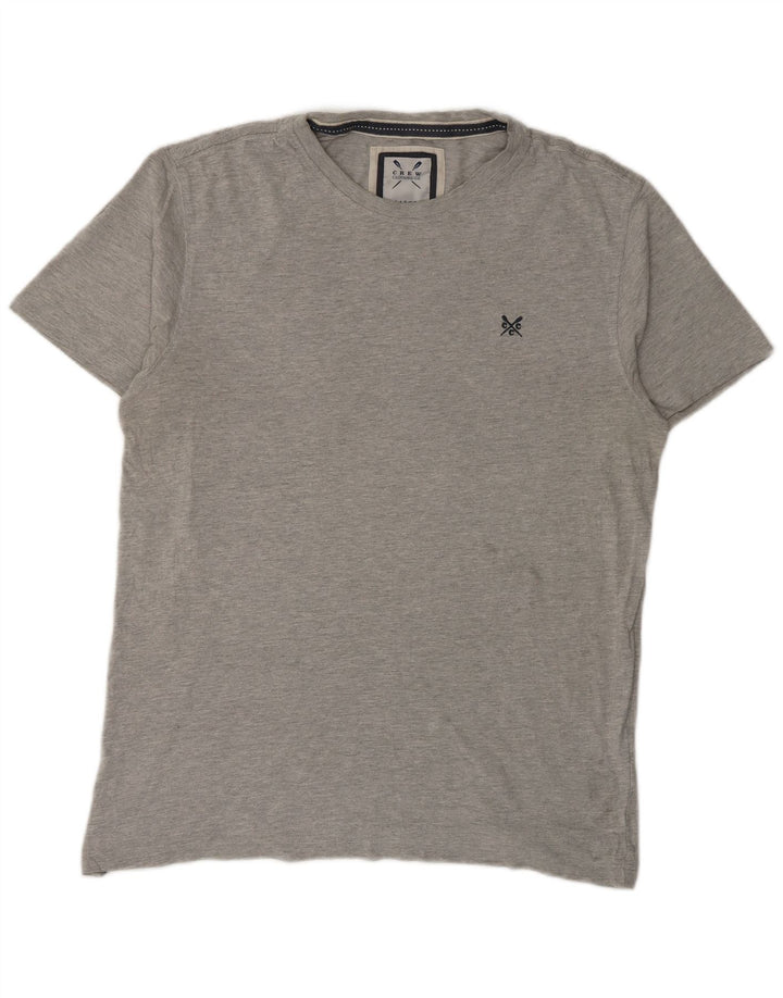 Crew Clothing Camiseta para hombre Top Grande Gris Algodón