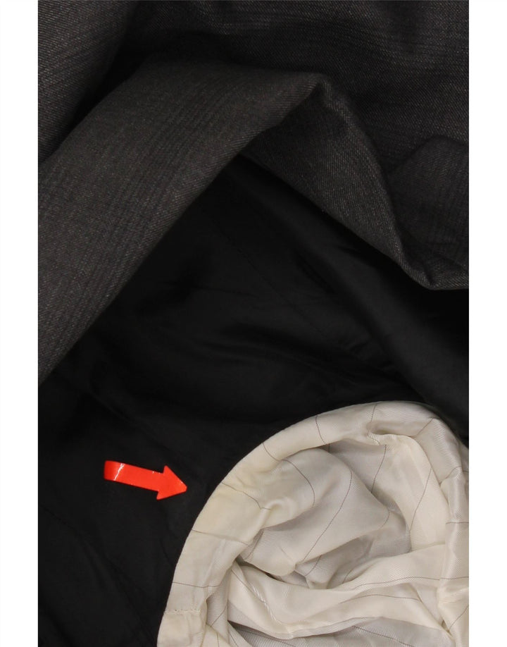 Prada Chaqueta Blazer De 2 Botones Para Hombre IT 56 2XL Viscosa A Cuadros Gris