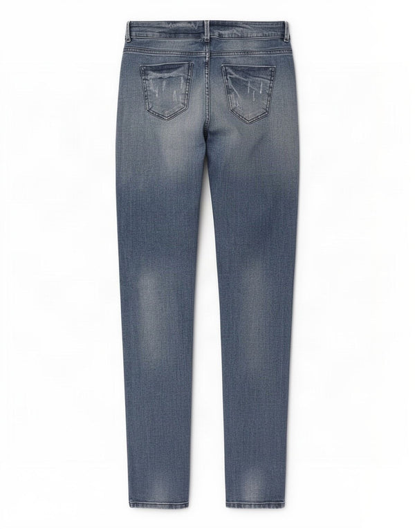 Marks & Spencer Jeans ajustados para novia para mujer UK 10 Small W30 L31 Azul