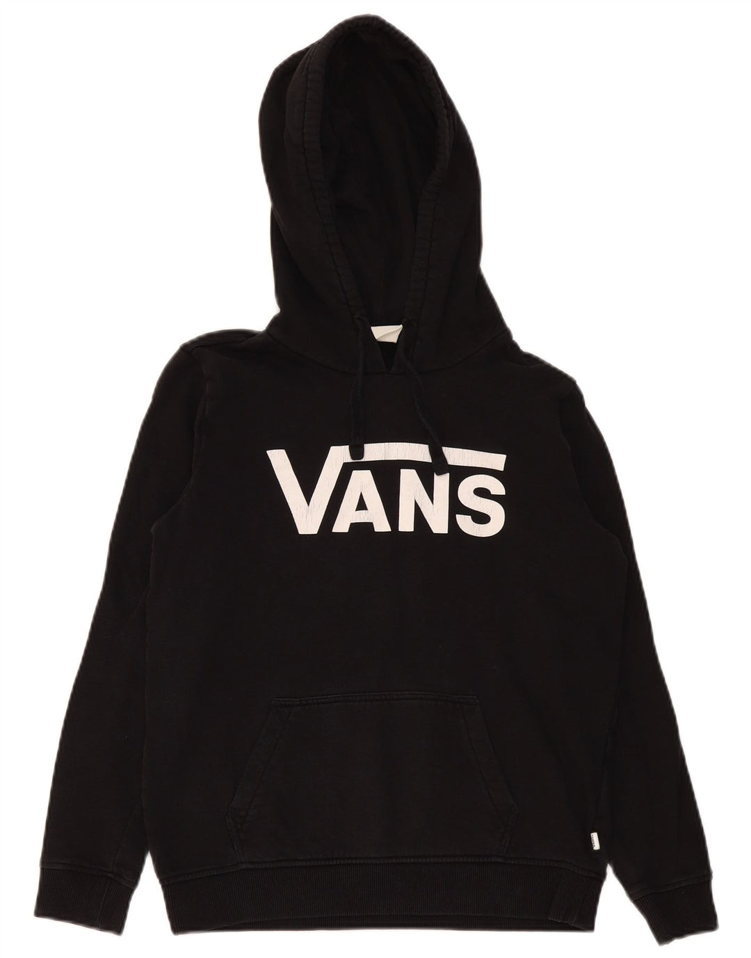 Vans Hombre Sudadera Con Capucha Gráfica Jersey Pequeño Algodón Negro