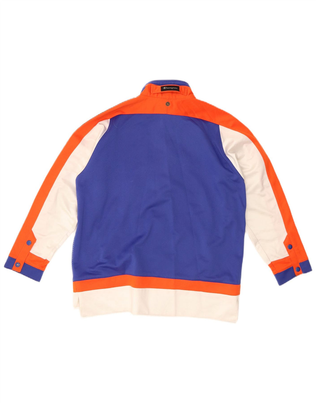 CHAMPION Chaqueta de chándal con gráfico para niños 11-12 años Bloque de color azul
