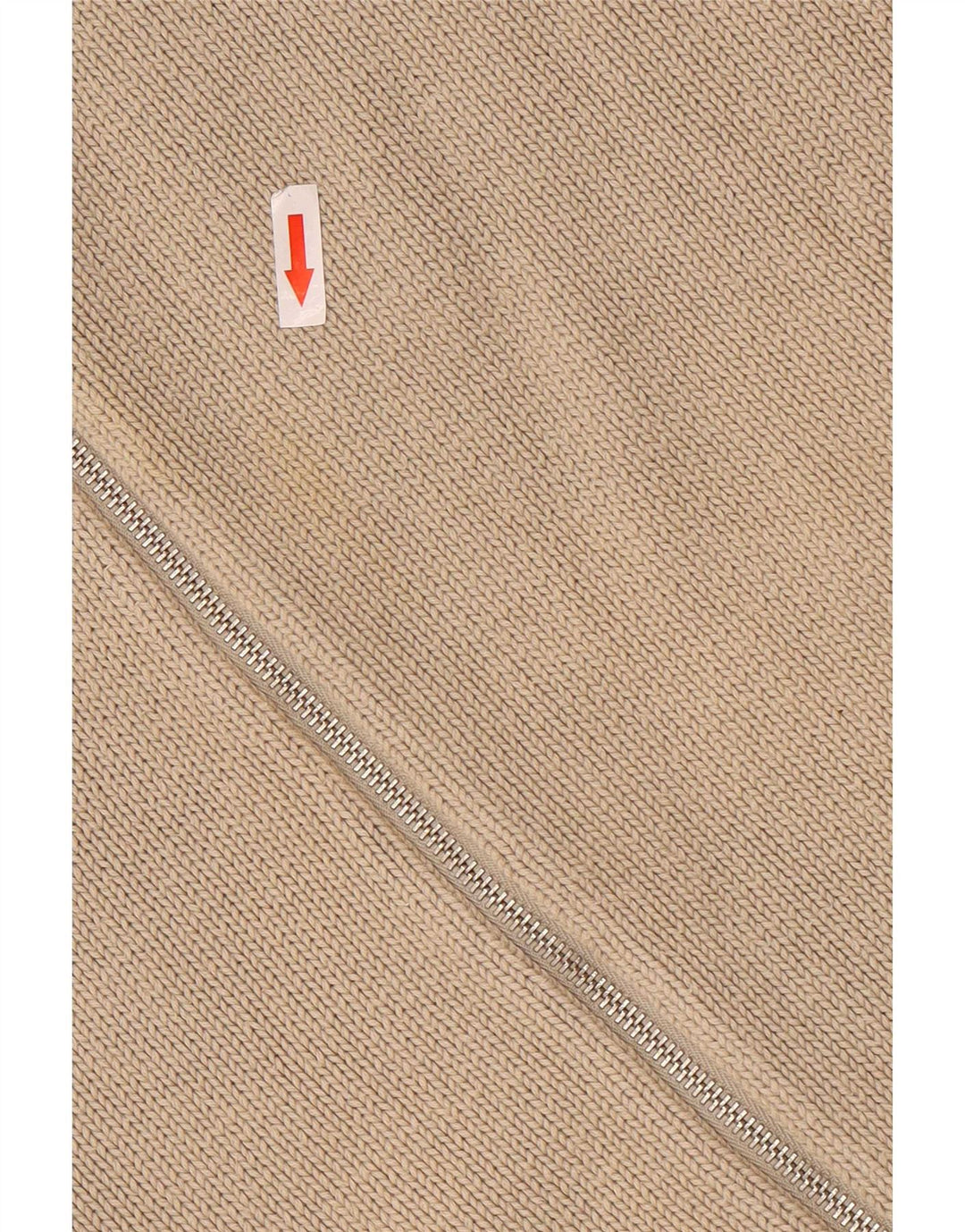 Levi's Cárdigan con cremallera completa para hombre XL Algodón beige