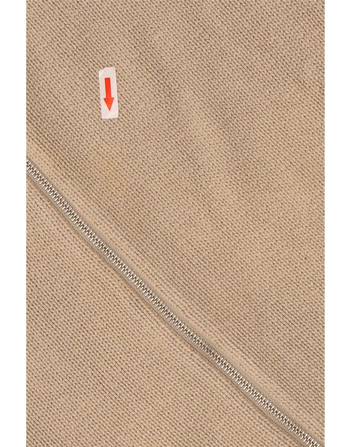 Levi's Cárdigan con cremallera completa para hombre XL Algodón beige