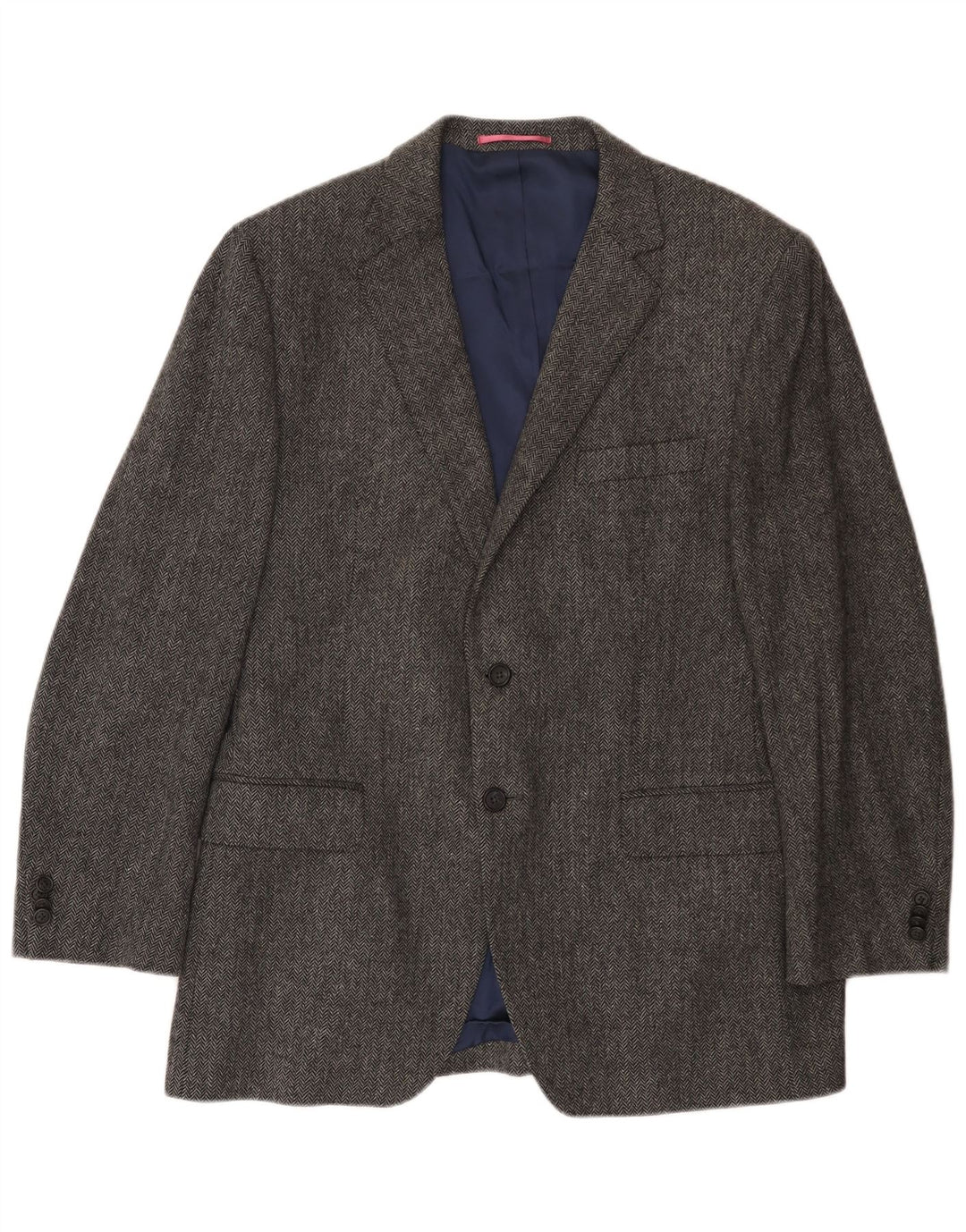 Gant Chaqueta tipo blazer de 2 botones para hombre IT 54 2XL Lana de espiga gris