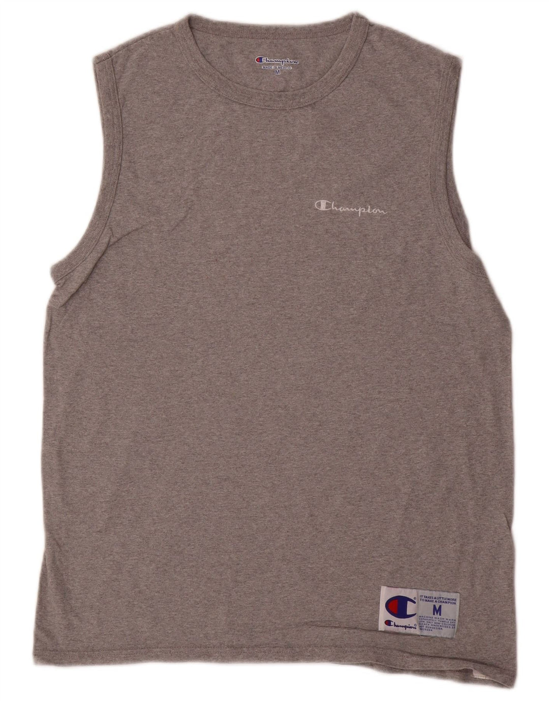 Champion Camiseta Sin Mangas Para Hombre Gris Medio