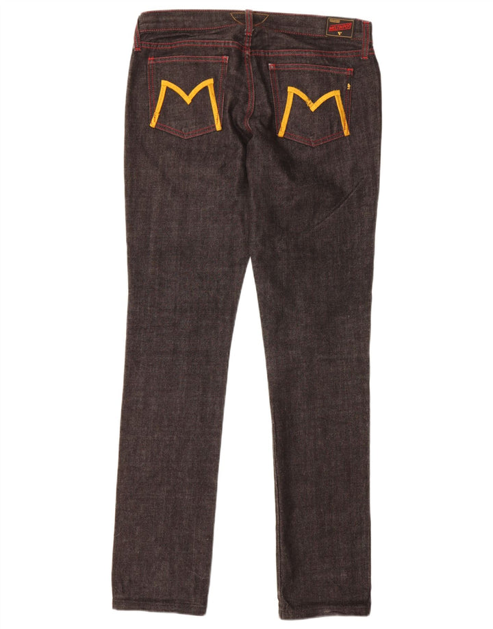 Meltin' Pot Vaqueros ajustados de malla para mujer W33 L33 Algodón negro