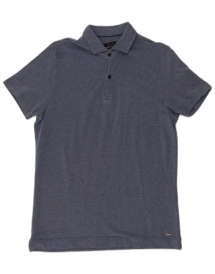 Polo Massimo Dutti Hombre Large Azul Marino Algodón