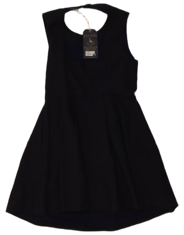 Jack Wills Vestido halter sin mangas para mujer UK 44 Large Azul marino Chevron