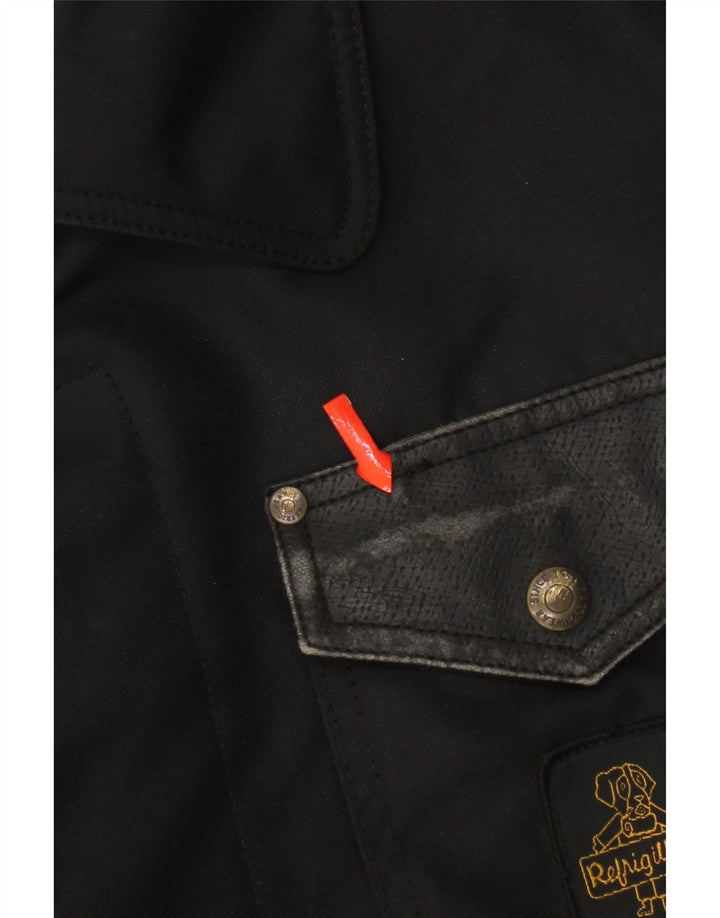 Refrigiwear Chaqueta utilitaria para hombre UK 40 Grande Poliéster negro