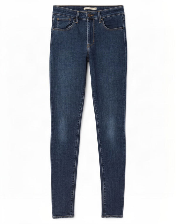 Levi's Vaqueros pitillo de talle alto 721 para mujer W29 L32 Algodón azul