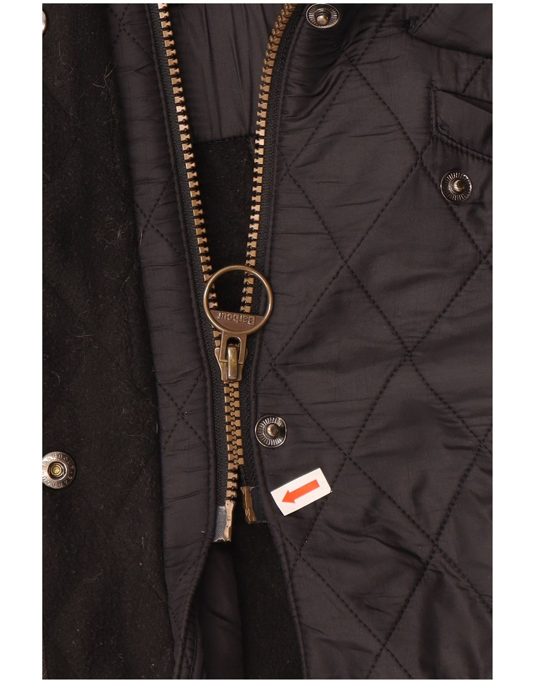 Barbour Chaqueta acolchada para mujer UK 46 Grande Poliamida negra