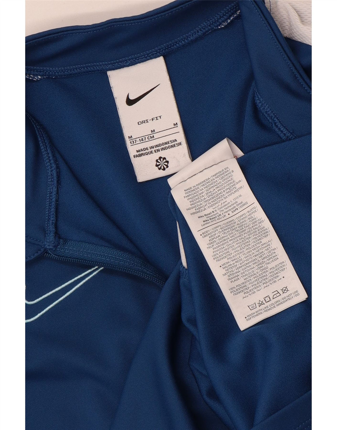 Nike Dri Fit - Chándal para niño (10 a 11 años), color azul mediano