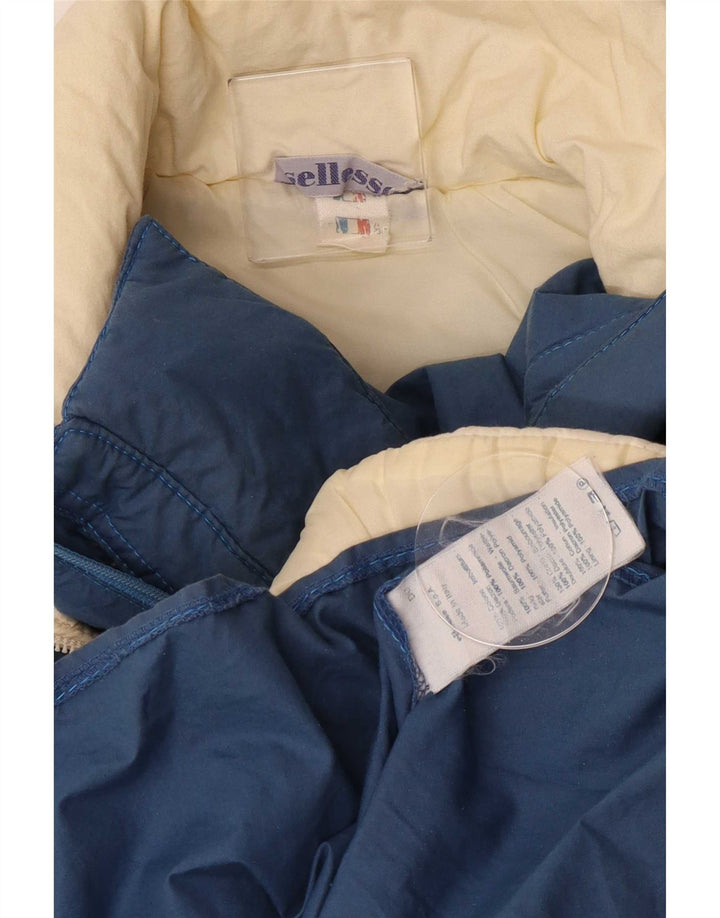 Chaqueta cortavientos para mujer Ellesse IT 44 Algodón color block azul medio