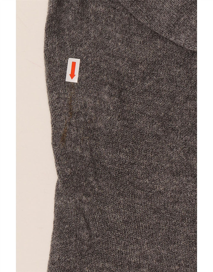 J. CREW Mens Crew Neck Jumper Sweater Large Grey Vintage J. Crew and Second-Hand J. Crew from Messina Hembry 