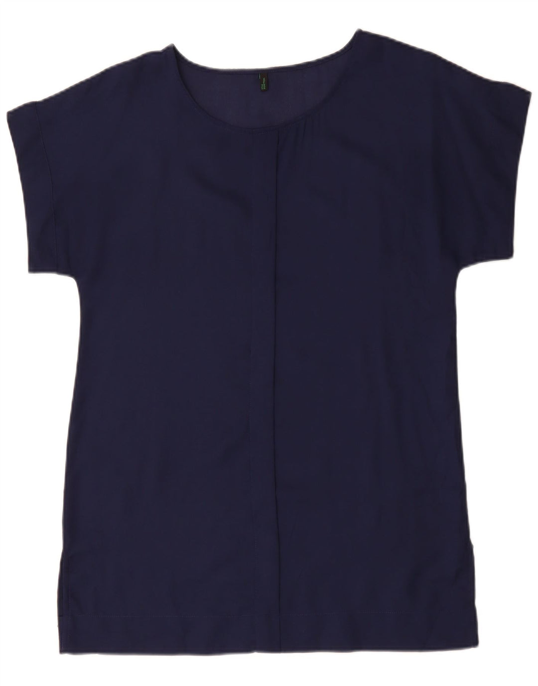 BENETTON Vestido túnica para mujer UK 44 Azul marino mediano