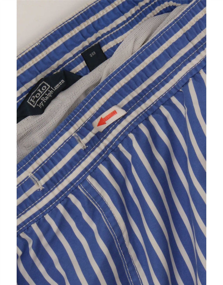 Polo Ralph Lauren Bañador Hombre Poliéster Rayas Azul Medio