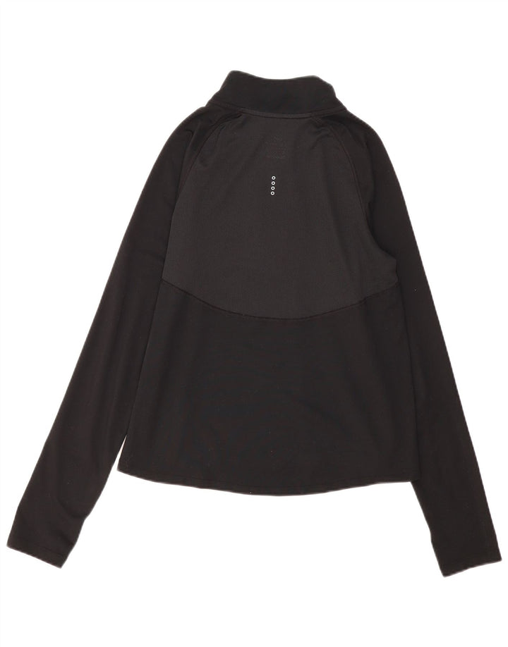 Nike Dri Fit - Chándal con cremallera y cuello para mujer, talla S, color negro