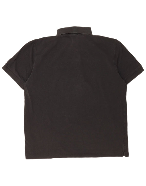 Polo Hugo Boss Hombre Grande Algodón Negro