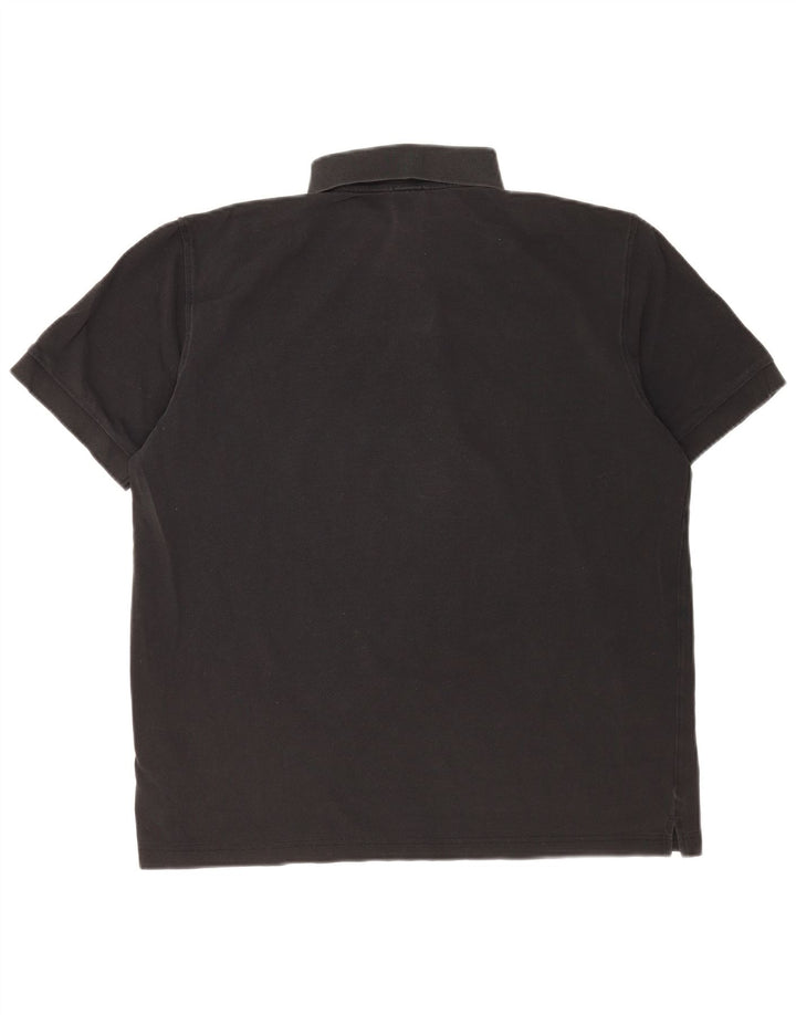 Polo Hugo Boss Hombre Grande Algodón Negro