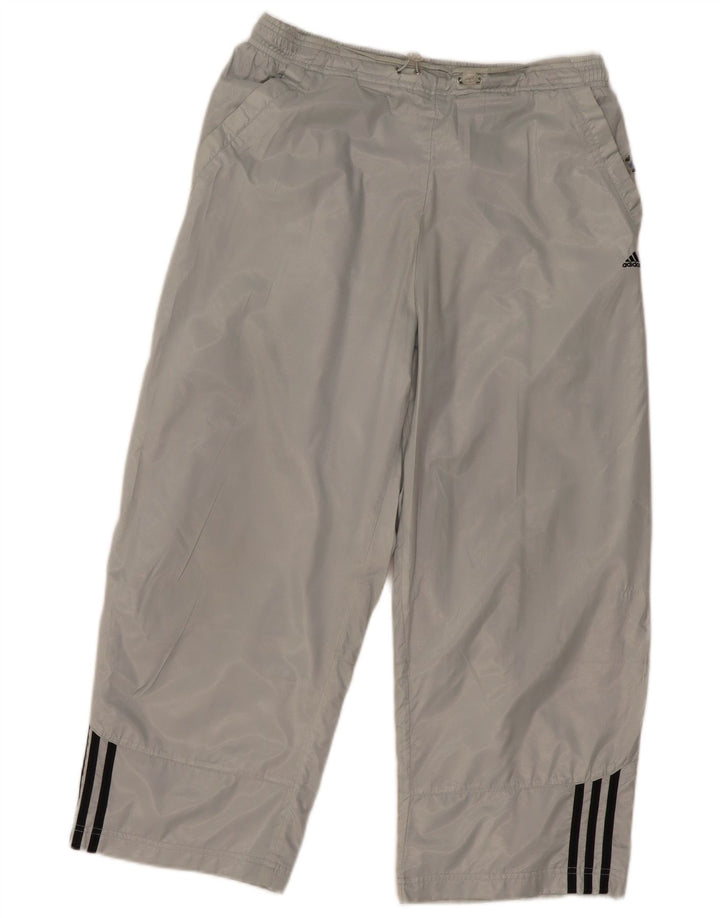 Pantalones de chándal ADIDAS para hombre poliéster gris grande