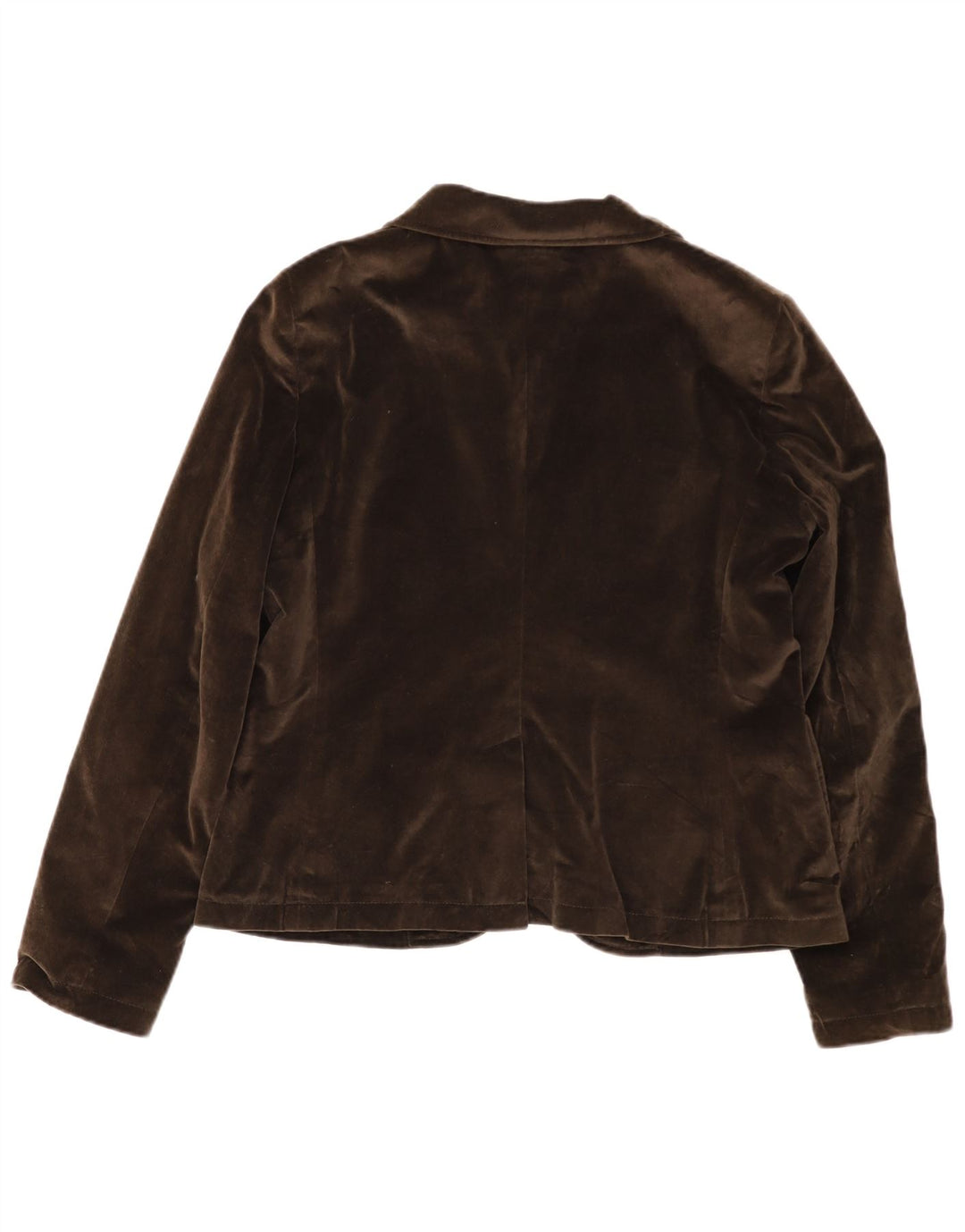 Henry Cottons Chaqueta Blazer de Terciopelo con 2 Botones para Mujer IT 48 XL Algodón marrón