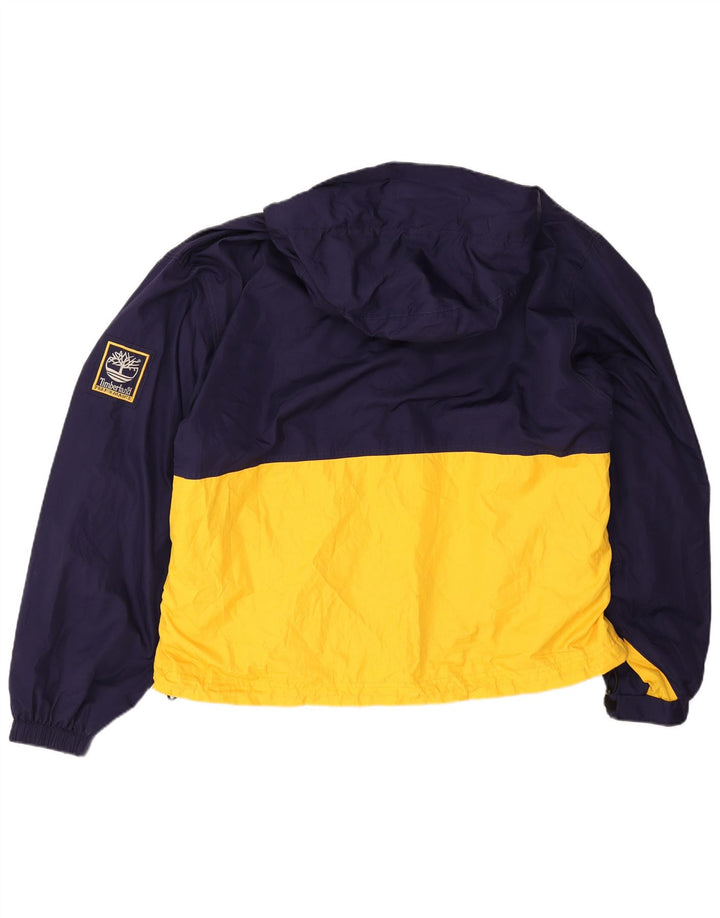 Timberland Chaqueta impermeable con capucha para hombre UK 42 XL Poliéster color azul marino