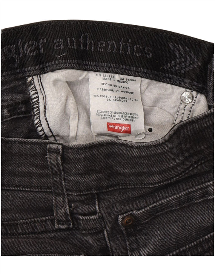 Wrangler Vaqueros rectos para hombre W28 L30 Algodón gris