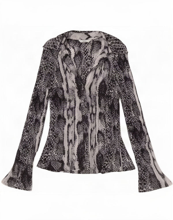 Marks & Spencer Blusa de manga larga para mujer UK 8 Small Púrpura