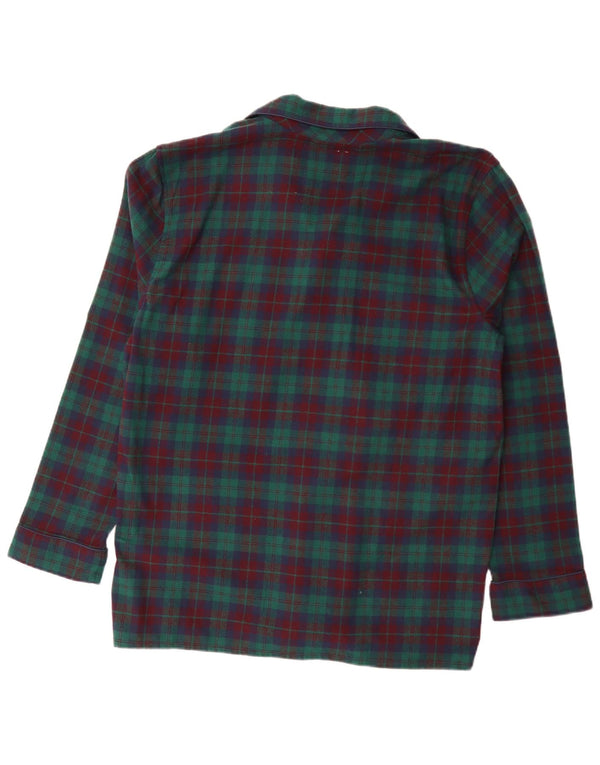 Crew Clothing Camisa de franela para hombre XL Algodón a cuadros multicolor