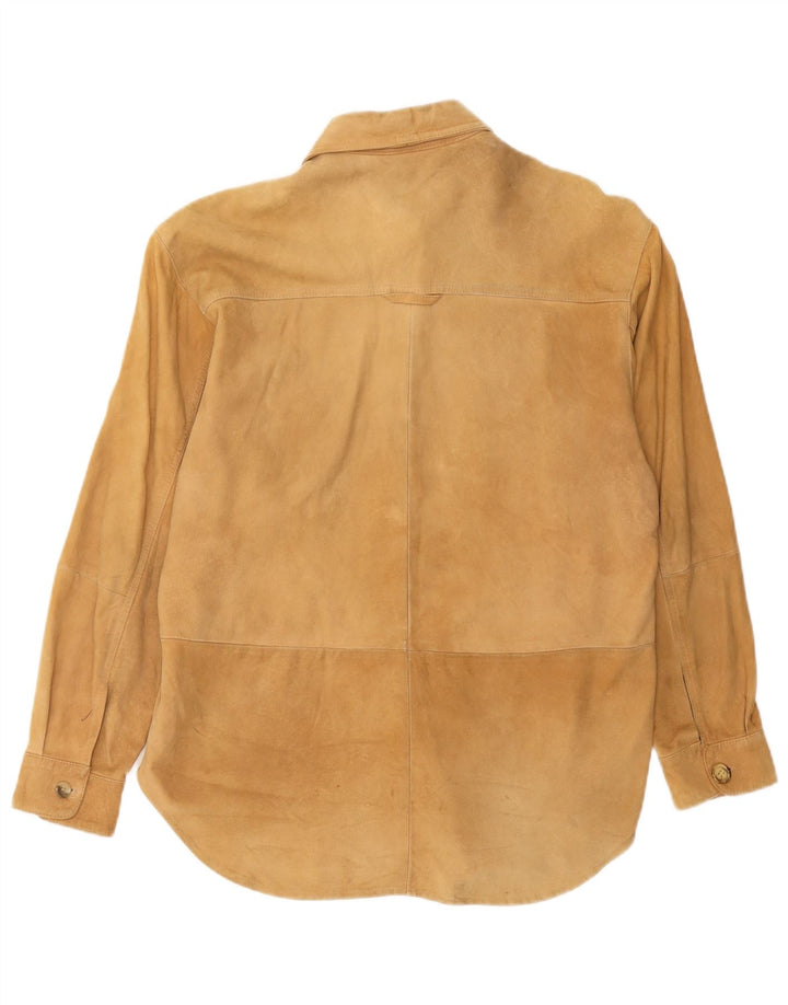 Camisa de ante para mujer Onyx EU 44 XL Cuero marrón