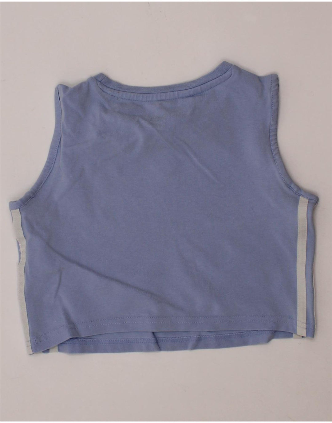 ADIDAS Crop Vest Top Niña 9-10 Años Azul Algodón