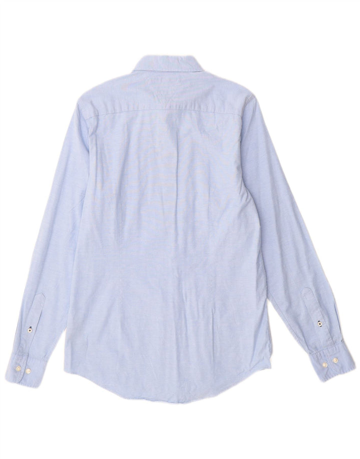 Camisa Tommy Hilfiger Hombre Slim Fit Algodón Azul Pequeño