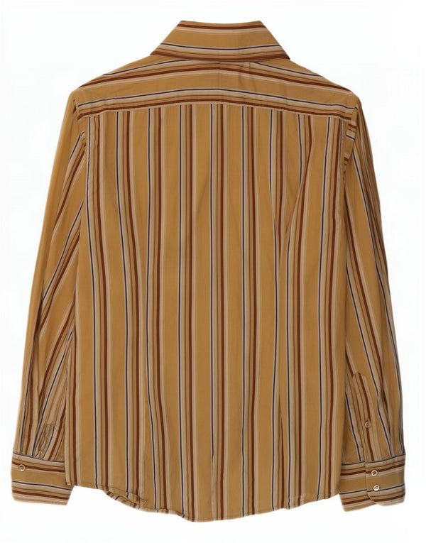 Camisa Benetton Hombre Rayas Beige Medio