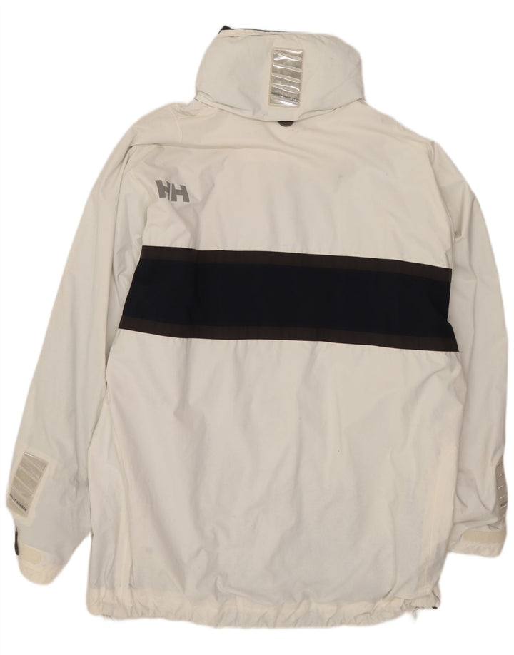 Helly Hansen Chaqueta impermeable con capucha para hombre Reino Unido 40 Grande Color blanco