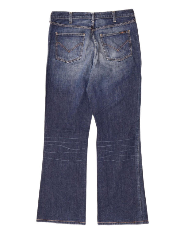 Energie Mens New Morrison Bootcut Jeans W33 L32 Azul Clásico