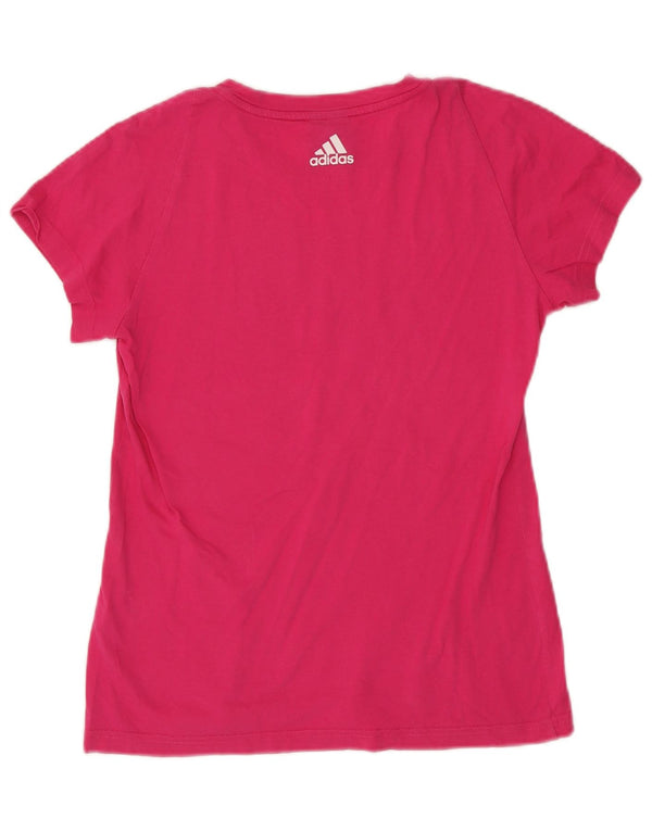 Adidas Camiseta gráfica para mujer Top UK 12/14 Medium Pink