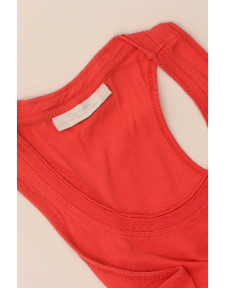 Champion Camiseta Sin Mangas Mujer UK 8 Small Rojo