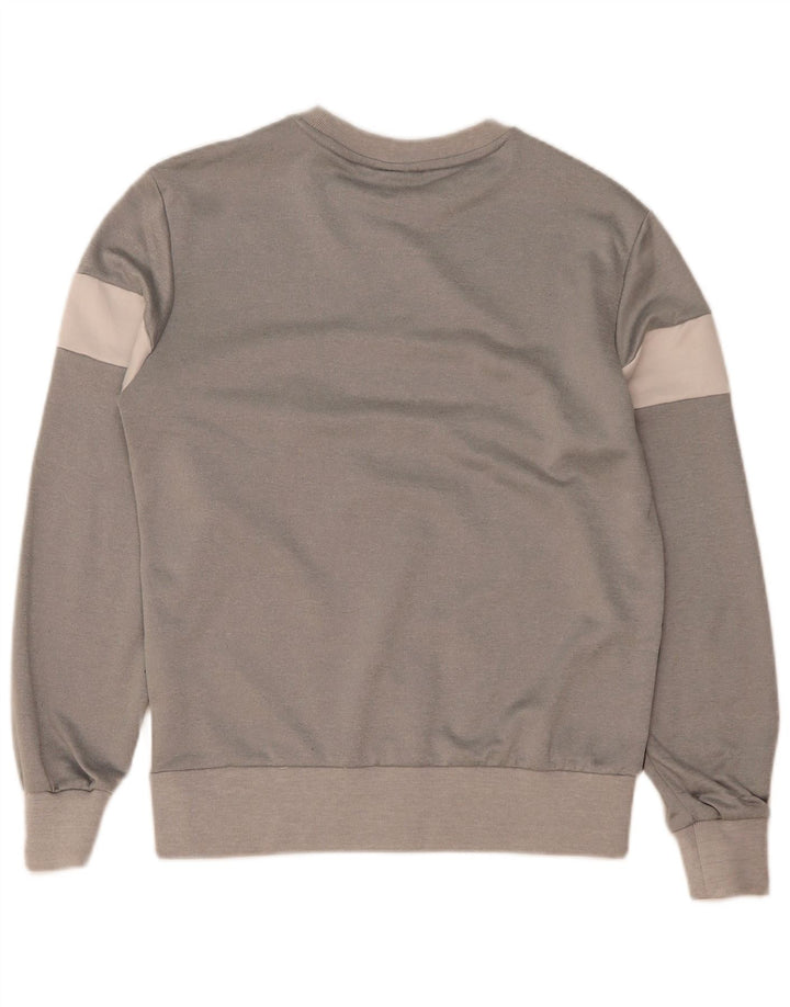 Ellesse Hombre Sudadera Gráfica Jersey De Poliéster Color Block Gris Medio