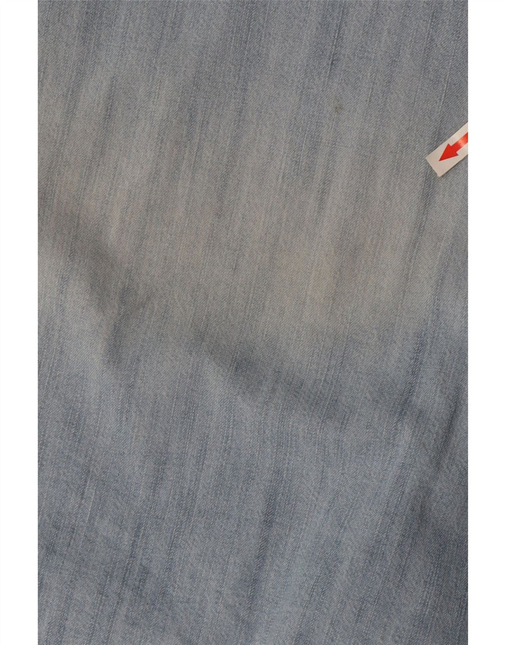 Camisa vaquera Carrera para hombre de algodón azul grande