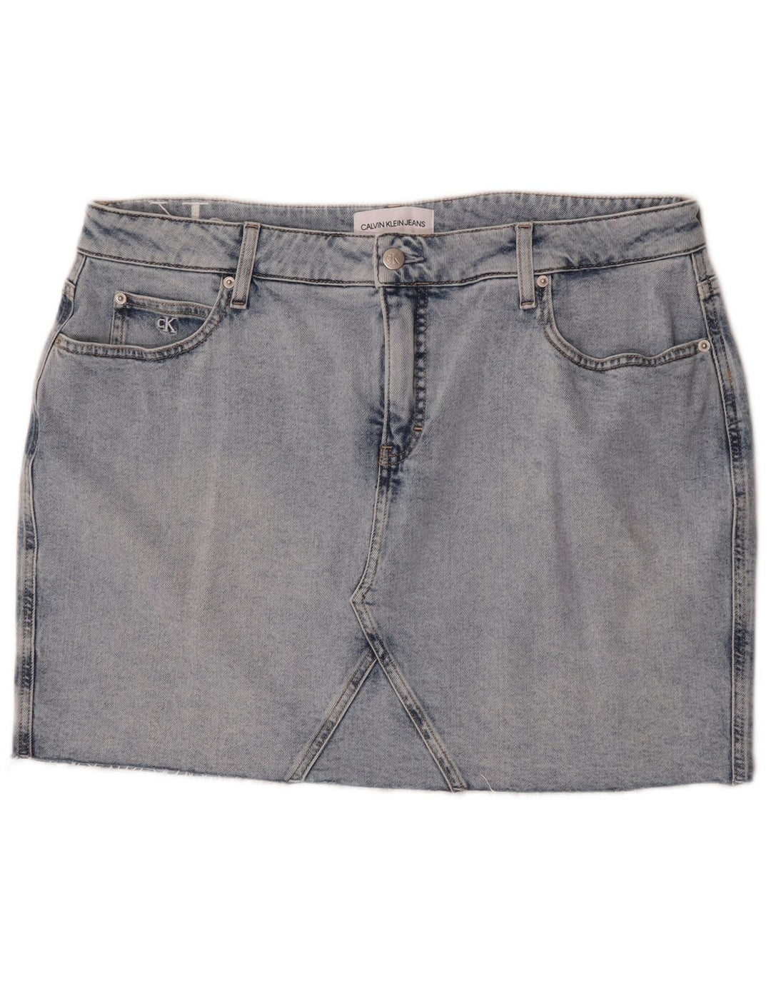 Minifalda vaquera Calvin Klein para mujer W36 L17 azul